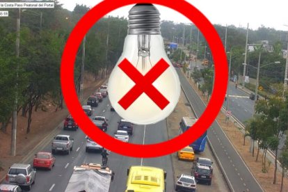 El apagón repentino en vía la costa de este 10 de junio de 2025 fue informado por CNEL-EP.