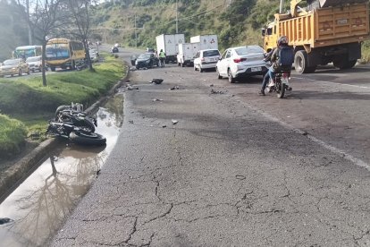 El percance vial cobró la vida de una persona, en el norte de Quito.
