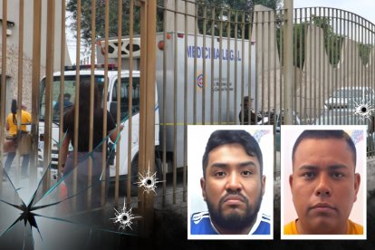 El criminal ingresó a este camposanto y ejecutó a dos personas.