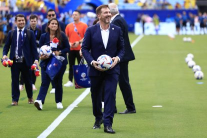 Presidente electo de la CONMEBOL Alejandro Dominguez.