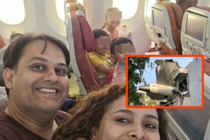 Este fue el viral selfie que aquella familia tomó en el avión que luego se estrelló.