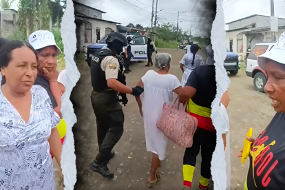 La señora iba a visitar a su hermana y se perdió en el camino.