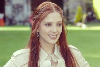 Adela Noriega en su papel de la novela 'Fuego en la sangre'