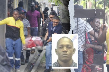 Familiares de Carlos Javier lloraban desconsolados mientras observaban el trabajo policial.