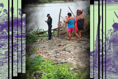 El macabro hallazgo generó alarma en moradores del recinto.