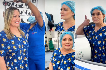 Úrsula Strenge se sometió a un procedimiento para bajar de peso