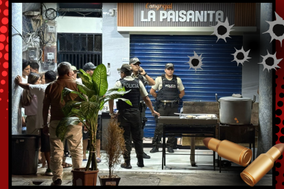 Tras el violento hecho, en el cangrejal cerraron las puertas y suspendieron temporalmente la atención.