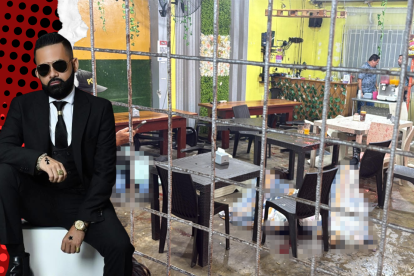 Santiago  Rodríguez Zambrano y su guardaespaldas Álvaro Gámez Quintero fueron atacados en un restaurante.