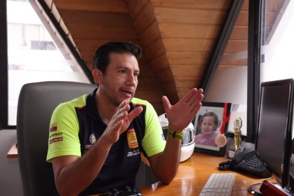 Vanguardia. Sebastián asegura que los videojuegos son una alternativa poco utilizada en su deporte.