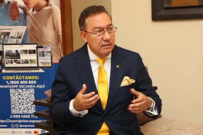 Patricio Galarza, nuevo presidente de la Federación Ecuatoriana de Tenis, en su visita a Diario EXTRA.