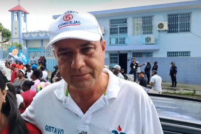 Gustavo Samaniego, alcalde de San Lorenzo.