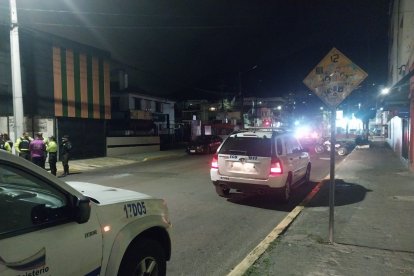 El hecho se registró en la calle Logroño, norte de Quito, cuando dos sujetos botaron una granada.