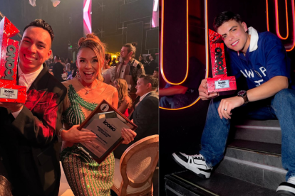 Álex Vizuete, Fernanda Gallardo y David Torres