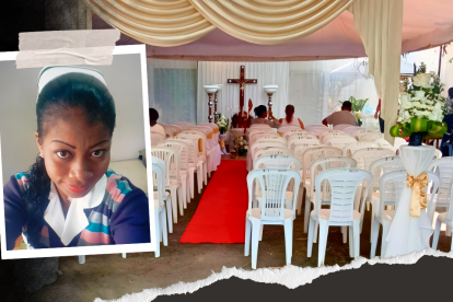 En el barrio 24 de Junio, en Quinindé, velaron los restos de Karina Gámez.