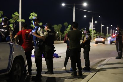 Ocurrió en la nueva entrada a Chongón, en la vía a la costa.
