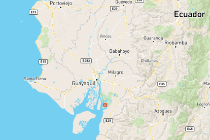 El temblor tuvo su epicentro cerca de Naranjal.