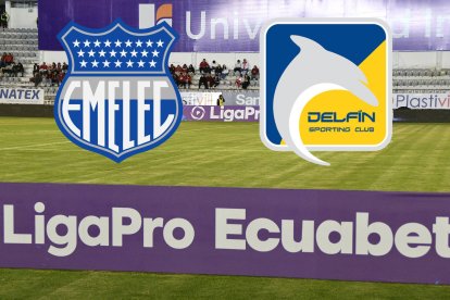 Emelec y Delfín se enfrentan en el estadio Capwell.