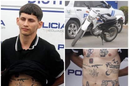 El sujeto fue capturado mientras iba en una moto con otro individuo.