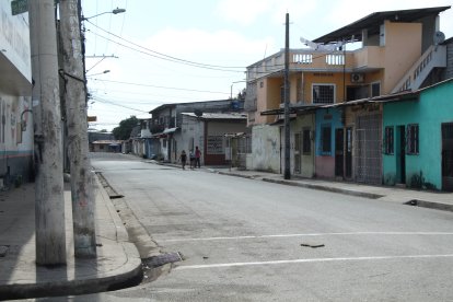 En este sector ocurrió el crimen. La Policía investiga un posible ajuste de cuentas.
