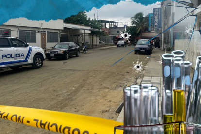 Un sujeto ingresó a un laboratorio, frente a un centro de salud, y le disparó al dueño.