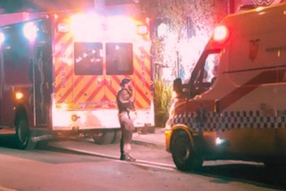 El herido fue llevado al hospital para ser atendido pero no soportó a la intervención.