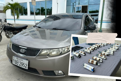 Dos adultos y un menor de edad son investigados por el atentado en un laboratorio clínico de Manta.