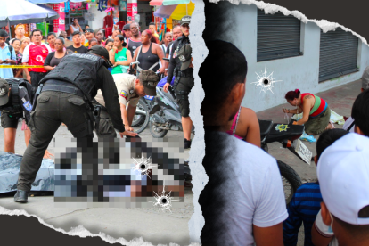 En menos de una hora, dos ataques armados casi simultáneos sacudieron el sur de la ciudad de Esmeraldas.