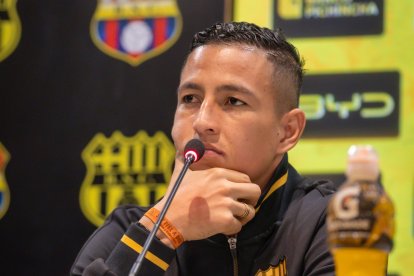 El delantero de Barcelona, Miguel Parrales, llegó procedente Orense en 2025