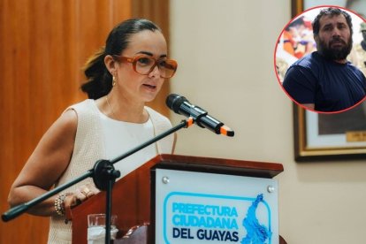 Marcela Aguiñaga, prefecta de Guayas, reaccionó públicamente a la noticia de la recaptura de José Adolfo Macías Villamar, alias Fito