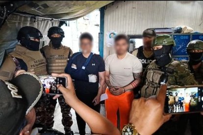 Los hermanos Salcedo Bonilla fueron llevados hasta la cárcel de Pichincha para precautelar su seguridad