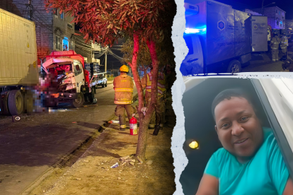 Los rescatistas intentaron liberar a la víctima y vieron que estaba partida.