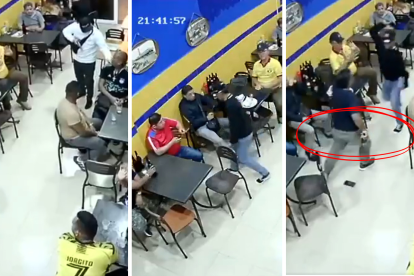 Armado con una ‘pescuezuda’, el cliente correteó a los pillos.