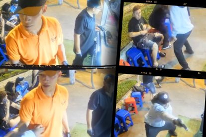 Zona donde ocurrió el asalto armado que dejó a un policía herido, en la ciudadela La Alborada.