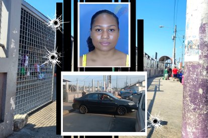 Darley Vargas Mina cayó abatida en el exterior de este mercado del sur de Guayaquil.
