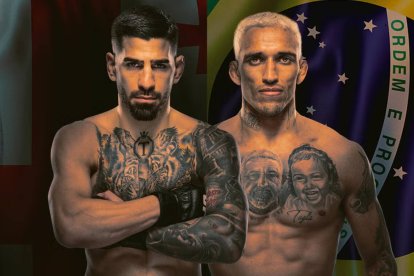 Ilia Topuria y Charles Oliveira van por la corona del peso ligero.