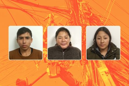 Las mujeres serían madre e hija. Ambas fueron llevadas ante las autoridades.