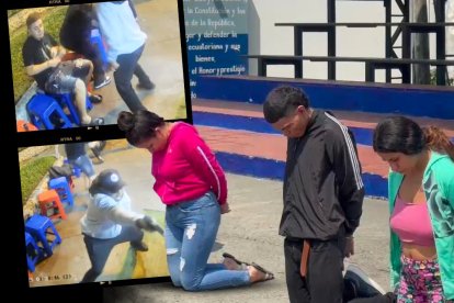 Los tres detenidos fueron puestos a órdenes de las autoridades.