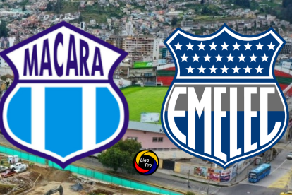 Macará recibe a Emelec por la fecha 18 de la LigaPro 2025.