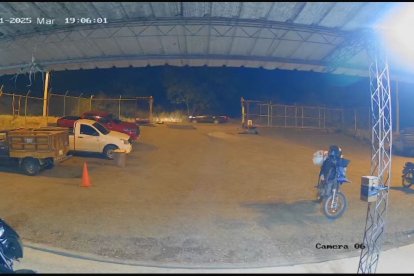 Momento del ataque armado en el prostíbulo de Tosagua.