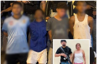 Cuatro sujetos fueron aprehendidos por el secuestro contra la mujer.