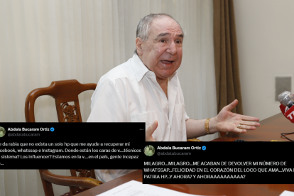 El expresidente de la República se pronunció ante falta de soporte por problemas con cuentas de redes sociales.