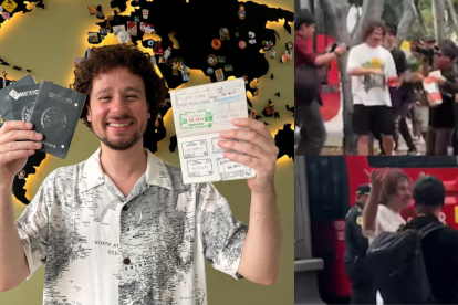 Luisito Comunica es increpado en marcha contra la gentrificación en México