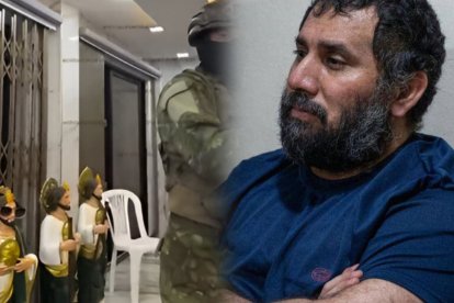 Estas fueron las tres figuras de San Judas encontradas en la guarida de Fito.