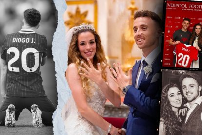 Diogo Jota estaba casado con Rute Cardoso.