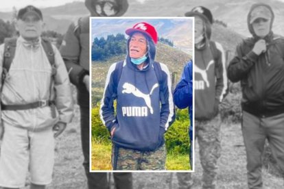 El abogado salió a una excursión contras cuatro personas.