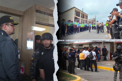 El Centro de Retención Técnica Vehicular de Durán fue una de las dependencias intervenidas durante los allanamientos iniciados a las 07:00.