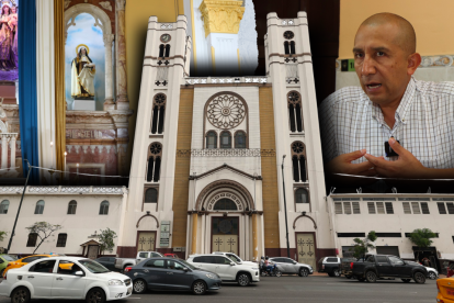 El templo de Nuestra Señora del Carmen necesita arreglos en su fachada.