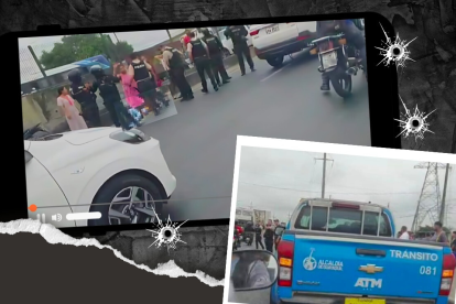 Agentes policiales acordonaron el sector de Isla Trinitaria tras un violento enfrentamiento entre bandas delictivas.