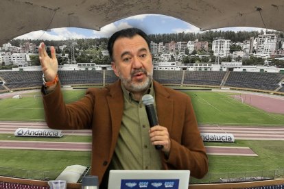 Pabel Muñoz esta en desacuerdo con ofrecer disculpas por haber revertido la donación del estadio Olímpico Atahualpa