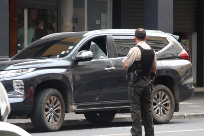 La víctima conducía este vehículo al momento del ataque.
